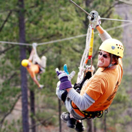 Man on Banning Big Daddy Zip Line